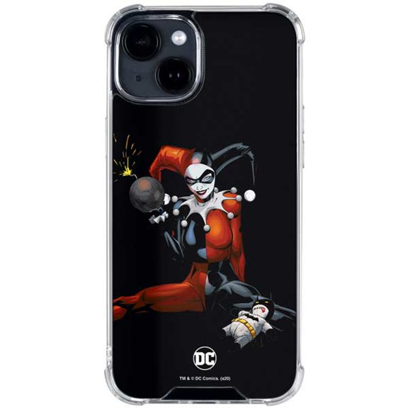 Skinit DC Comics Harley Quinn Playfull Pose iPhone 14 Plus Clear Case