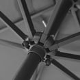 thumbnail image 5 of LeisureMod Sierra 9 ft Outdoor Tilt Market Patio Umbrella With Solar Powerd LED Lights, 5 of 16