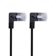 thumbnail image 4 of JSER Ultra Slim Cat6 Ethernet Cable RJ45 Left Angled 25cm UTP Network Cable Patch Cord 90 Degree Cat6a Lan for Laptop Router TV BOX, 4 of 7