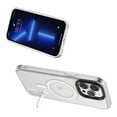 thumbnail image 6 of Elehold Slim Case for iPhone 14 Pro Max Clear Anti-Yellowing with Hidden Bracket Kickstand Heavy Duty Compatible with MagSafe Full Body Protective Shockproof Case For iPhone 14 Pro Max,A, 6 of 7
