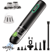 UDH Handheld Vacuum Cordless,4-in-1 20000Pa High Power Car Vacuum & Compressed Air Duster, Portable Mini Vacuum for Auto Detailing and Home