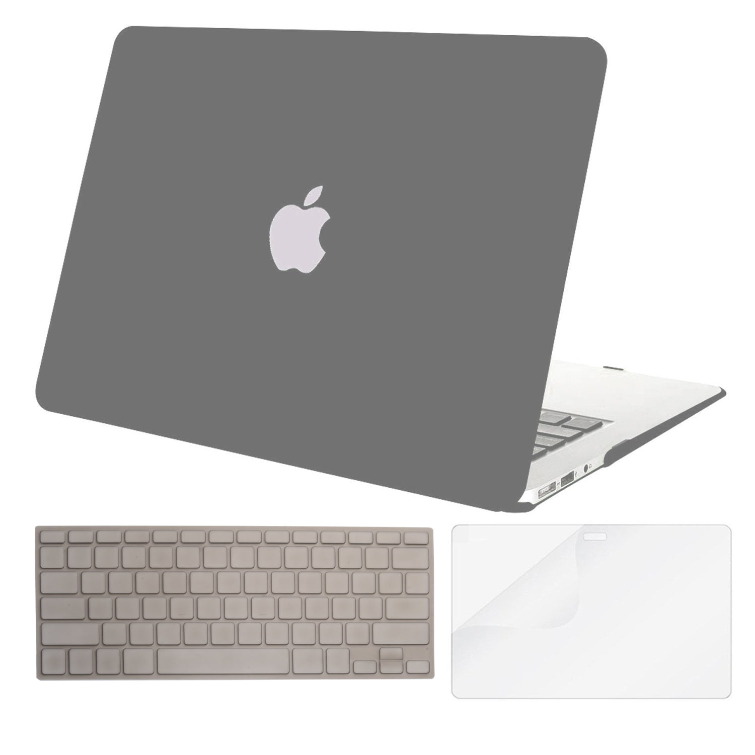 Matte Chevron BLACK Hard Case Keyboard Cover for Macbook Air 11" A1370 A1465 