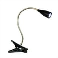thumbnail image 3 of Mod Lighting and Decor LED Lighted Adjustable Gooseneck Clip Desk Lamp - 18" - Black, 3 of 5