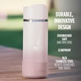 thumbnail image 5 of Ninja Sip Perfect 16oz Stainless Steel Travel Mug, Leak Proof Lid, Dishwasher Safe, Rose Quartz, 5 of 7