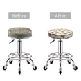 thumbnail image 3 of Uemuo Cute Sloth Pattern Round Bar Stool Seat Covers Washable Stool Cushion Slipcover Elastic Bar Chair Covers-14 inch, 3 of 7