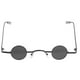 thumbnail image 4 of EeaseMX Gafas de sol pequeñas con montura redonda Gafas creativas Gafas decorativas para fiestas Gafas de playa para hombres y mujeres (Negro), 4 of 7