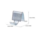 thumbnail image 2 of Estante para Armario PENGJTMXG 10 Piezas Clips de Metal para Estantes de Archivadores Soportes Resistentes, 2 of 3