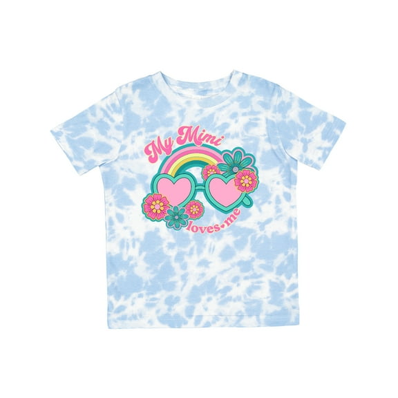 Inktastic My Mimi Loves Me Granddaughter Girls Toddler T-Shirt