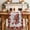 Beige Red, variant on Roses Valentine's Day Table Runner 48 Inches Long Farmhouse Dress Scarves, Farmhouse Floral Truck Plaid Dining Tablerunner for Coffee Table/Kitchen Island/Party Décor, 13" x 48"