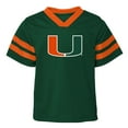 thumbnail image 2 of Toddler Outerstuff Green/Orange Miami Hurricanes Red Zone Two-Piece V-Neck Top and Pants Set, 2 of 4