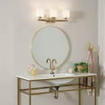 thumbnail image 6 of 55002CPZ Kichler Lighting Marette - 3 Light Soft Bath Vanity Approved for Damp Locations - with Soft Contemporary inspirations - 8 inches tall by, 6 of 10