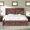 Reclaimed Barnwood, variant on Merluxy King Size Farmhouse Bed Frame with Barn Door Headboard, Platform Bed Frame with Wood Slats, Under Bed Storage Space, Distressed White