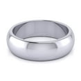thumbnail image 3 of SuperJeweler 925 Sterling Silver 6MM Ladies and Mens Wedding Band For Women and Men, 3 of 3