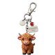 thumbnail image 2 of Highlands Bull Month Keychain Remind You Of The Power Of Silences Every Day, 2 of 7