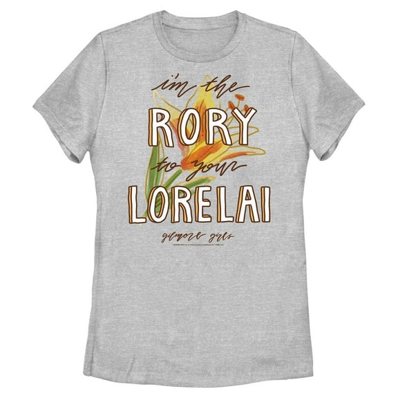 Womens Gilmore Girls Your Lorelai Orange Flower T Shirt