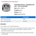 thumbnail image 2 of Front Wheel Bearing - Compatible with 2007 - 2015 Lincoln MKX 2008 2009 2010 2011 2012 2013 2014, 2 of 2