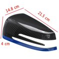 thumbnail image 5 of 2 tapas de espejo retrovisor lateral para coche para C E Cla Gla Class W176 W117 Fiber+Blue, 5 of 5