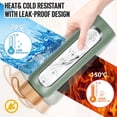 thumbnail image 4 of Botella de agua Aqulea Glass de 950 ml con funda de silicona sin BPA, 4 of 6