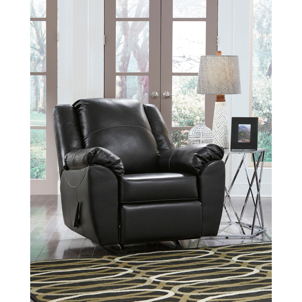 Black Leather Recliner