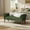 Olive Green, variant on Christopher Knight Home 59" Upholstered Ottoman Bench, Rolled Arms, End of Bed Bench with Wooden Legs, White