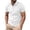 White, variant on YAYUBA Mens Polo Shirts Short Sleeve Cotton Basic Tee Button Collar V Neck Big and Tall Business Casual Polo Shirts Quick Dry Active Fit Relaxed Fit Work Short Sleeve