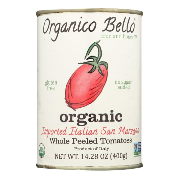 Organico Bello Tomates - Bio - Entières - Caisse de 12 - 14.28 Oz