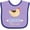 Lavender and Purple, variant on Inktastic Chicken Farmer Boys or Girls Baby Bib