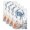 white, variant on Crab Coastal Kitchen Towels Set of 4, Summer Beach Blue Ombre Coral Starfish Absorbent Dish Towels for Kitchen, Microfiber Hand Towel, Quick Drying Tea Towel for Cleaning Decorative Dishcloths