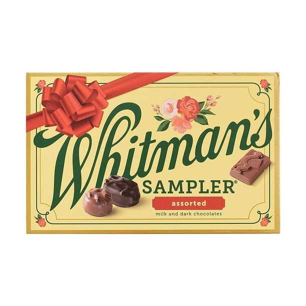 Whitman's Assorted Chocolates Holiday Sampler, 10 Ounce (22 Pieces