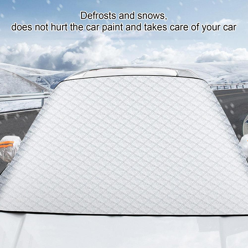 Tohuu Windshield Cover for Ice and Snow Snow Shield Car Windshield Windshield Snow Cover Sunshade for most Car SUV CRV Trucks proficient - image 5 of 11