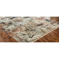 thumbnail image 2 of Cool Grey/Spice Abstract Area Rug 5'2" x 7'8" 5' x 8', 2 of 4