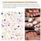thumbnail image 5 of Seitruly Pegatinas para uñas, calcomanías en relieve 3D, impresión de deslizadores de belleza para manicura, decoración DIY, adhesivo, accesorios de Juegos de manicura WG134 Seitruly CE012223-30B, 5 of 5