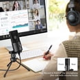 thumbnail image 3 of FIFINE USB Microphone Metal Condenser Recording Microphone for Laptop MAC or Windows Cardioid Studio Recording Vocals Voice Overs Streaming Broadcast and YouTube Videos-K669B, 3 of 9