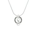 thumbnail image 2 of Delight Jewelry Silvertone Joshua 1:9 Infinity Sign Silvertone Grandmother Ring Charm Necklace, 18", 2 of 4