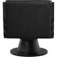 thumbnail image 5 of Meridian Furniture Millwin Black Vegan Leather Swivel Accent Chair, 5 of 8