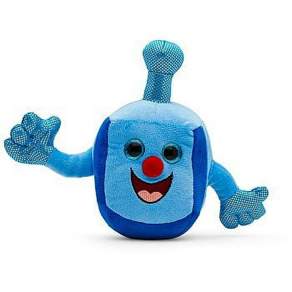 Plush Dreidel Toy - Musical Dreidel - Plays Two Dreidel Songs - Hanukkah Gifts for Kids Aviv Judaica