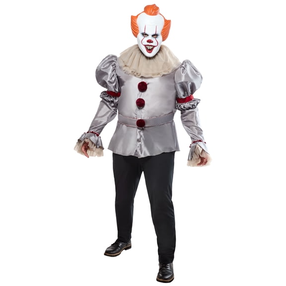 It 2017 Pennywise Costume for Adults by Rubies, Men's 2XL