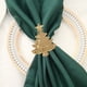 thumbnail image 5 of Servilletas de árbol de Navidad - vajilla de metal de aleación, plata verde dorada, decoración festiva para comedor, 1,96x1,77x1,18 pulgadas, 5 of 6