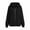 Black_002, variant on Women's Street Long Sleeve Hoodie Drawstring Solid Color Zip Up Shirt Jacket Casual Grey L
