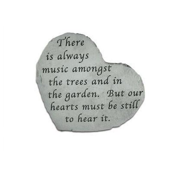 Sm Heart There Is Always Music... Memorial Garden Stone
