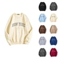 thumbnail image 1 of Chandail en Molleton pour Femmes New York 2026 Automne Hiver Décontracté Manches Longues Col Rond Graphique Chandail, 1 of 5