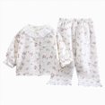 thumbnail image 3 of HCNTES Girls Pajamas 12M 18M 24M 1T 2T Toddler Girl Pajamas Newborn Sleepwear Comfy Long Sleeved Top Elastic Waist Pants 2 Piece Set Baby Outfits for Girls Fall Winter, 3 of 7