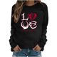 thumbnail image 1 of Sudadera Para Mujer Cuello Redondo Sudadera de Gran Tamaño Casual Manga Completa Cuello Redondo Tops Camisas Sueltas Blusa Jersey Sudadera Estampada Odeerbi  ODB136822, 1 of 5