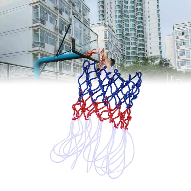 MERRYHAPY 2Set Sports Basketball Net Standard Size Fit Multi Square Mesh for Basketball Supplies and Equipment