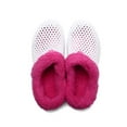 thumbnail image 6 of Pandaie Mens Womens Lined Clogs Unisex Winter Fleece Walking Garden Shoes Non Slip Fuzzy Plush Mules Footwear White 9.5, 6 of 8