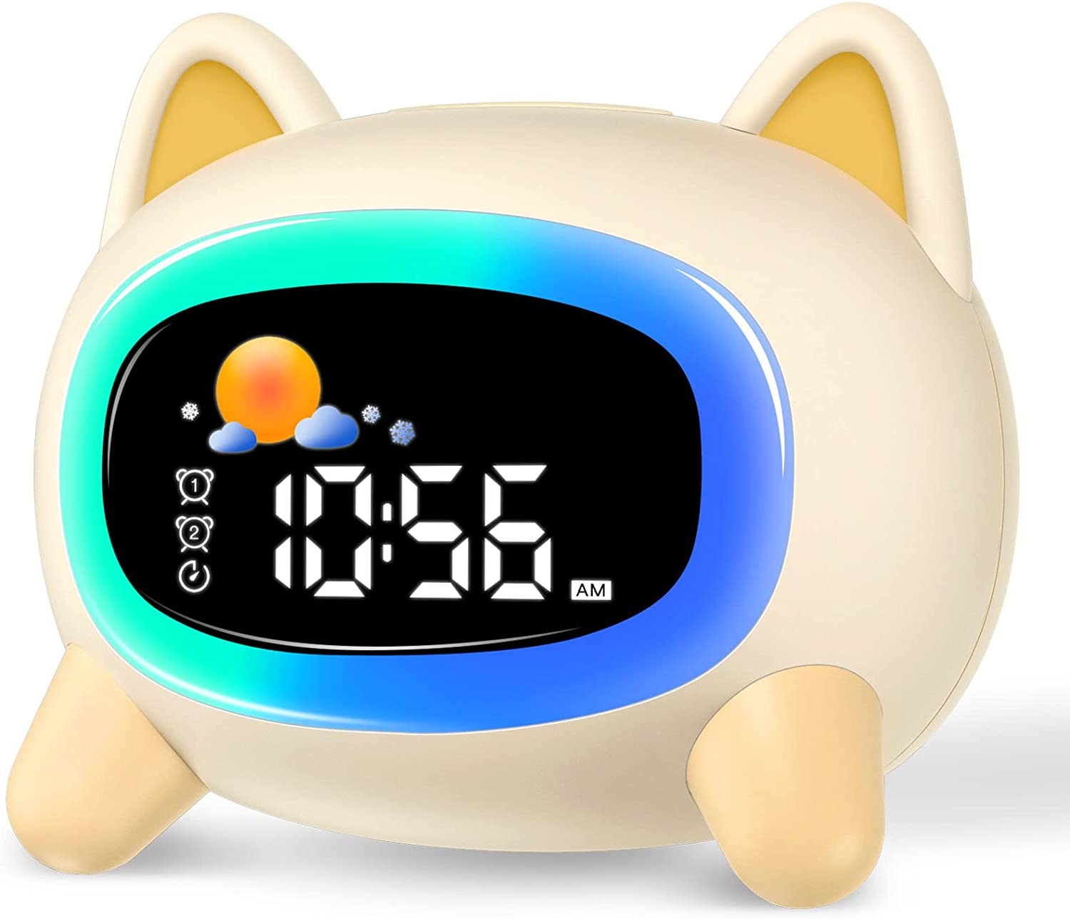 Kids Alarm Clock Cute OK To Wake Alarm Clock for Kids Sleep Training