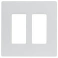 thumbnail image 3 of Pass & Seymour Radiant Two-Gang Screwless Wall Plate, Nickel, 3 of 3