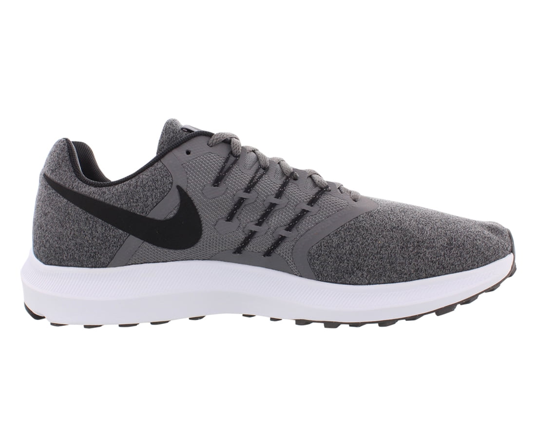 nike run swift gunsmoke black white