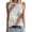 White, variant on Edvintorg Mothers Day Gifts Womens Tops and Blouses Sleeveless Fashion Floral Printing Tank Fit Round-Neck Block Shirts Tunic Tee Tops