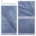 thumbnail image 4 of COMPUKAS 1Set Dark Blue Cotton Bath Sheet Oversized Bath Towel Soft Absorbent for Spa and Home, 4 of 5